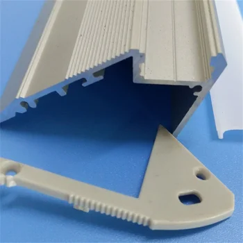 1 метър всяка част на стълба носового осветление осветява Анодированную алуминиево экструзионную лента Inground Flooring LED Profile