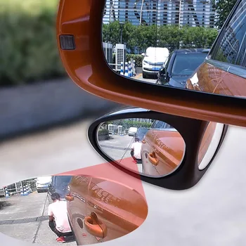 2 в 1 Автомобилно Огледало за слепи зони, Широкоугольное Огледало, Регулируема Въртене на 360 Градуса, Огледало за обратно виждане за Jaguar XF XJ XJS XK S-TYPE, X-TYPE XJ8