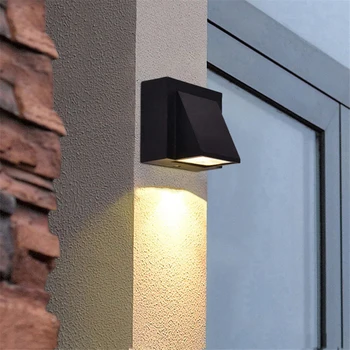 3 W 6 W Модерен прост творчески открит водоустойчив, с монтиран на стената лампа LED лампи за вътрешния двор лампа за врата и балкон градина, с монтиран на стената лампа