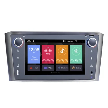 7-Инчов 4 ядра, 4 GB + 32 GB Android 10 Автомобилен Мултимедиен Плейър GPS Навигация Стерео Автоматично Радио за 2002-2008 Toyota Avensis T25