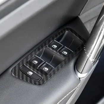 ABS карбон Модел автоаксесоари Интериор Превключвател за Повдигане на Прозорец на контролния Панел Накладки За VW Golf 7 MK7 7,5 2014-2020