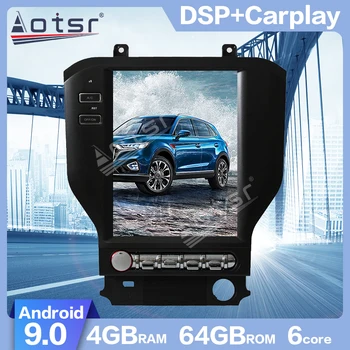 Android Радиото в автомобила На FORD Mustang 2015-2020 Автомобили GPS Навигация Мултимедиен Плейър 2Din Авторадио Стерео Главното устройство