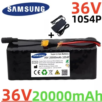 Batería 100% Original de 36V 10S4P 20Ah, paquete de batería de alta potencia de 500W, 42V 20000mAh, para bicicleta eléctrica, BM