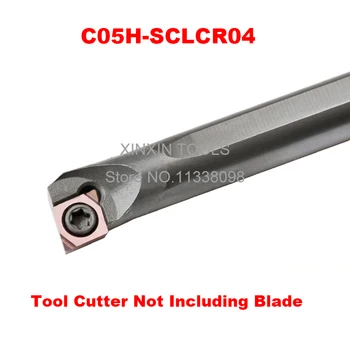 C05H-SCLCR04, притежателят на твердосплавного струг инструмент диаметър 5 мм, дължина 100 мм, използвайте вольфрамовую поставяне на CCGT040104L-F TN60