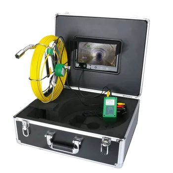 DHL безплатна доставка HD 9-инчов екран 17 мм трубопроводная помещение 20 м промишлен ендоскоп за разглеждане на канализационни тръби
