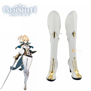 Genshin Impact Jean Gunnhildr Обувки За Cosplay На Хелоуин Вечерни Модни Обувки По Поръчка