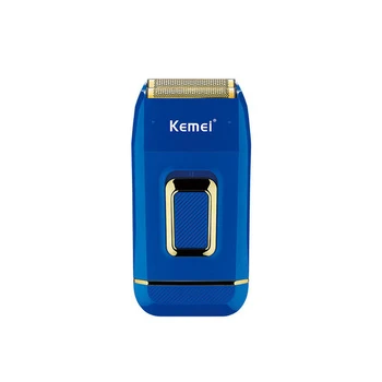 KM-2013 електрическа самобръсначка За Мъже Брада С Моторно Задвижване Ножче За Бръснене IPX7 Водоустойчив USB Акумулаторна 100-240 В Козметичен Инструмент