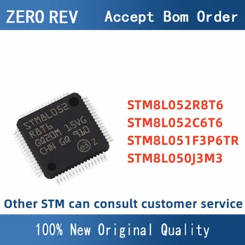STM8L052R8T6 STM8L052C6T6 STM8L051F3P6 STM8L050J3M3 8-битови микроконтролери MCU