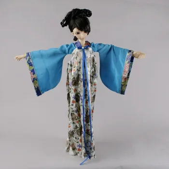 [wamami] 699 # Синьо Класически Китайски Древен Комплект от рокли За 1/3 SD ОРБ DOD BJD Dollfie