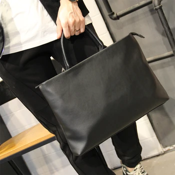Xiao.p Нов Висококачествен мъжки портфейл от изкуствена кожа, Модерен Бизнес Чантата е с Голям Капацитет, Мъжка чанта през рамо с едно рамо