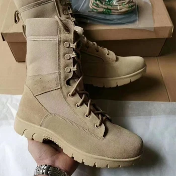 Автентични американски армейските обувки открит ультралегкий военен фен специален пясък нови есенни и зимни армейските обувки в пустинята