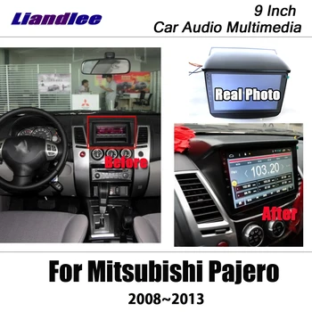 Авто Android Мултимедия За Mitsubishi Pajero 2008-2013 Стерео Радио Видео Wifi Carplay GPS Навигация, 9 Инча Екран