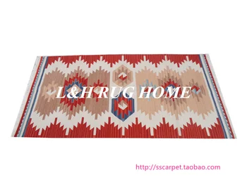 Безплатна доставка 740x1440 мм килим килими ръчно плетени вълнени килими турски стил килим вълнен килим