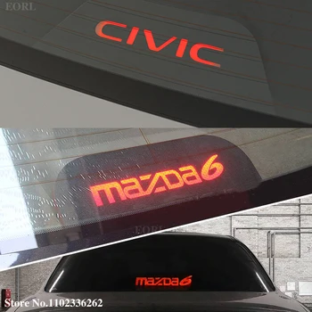 За Honda Lingpai 2019-2023 Авто стоп-сигнал декоративна плоча с Персонализирано думата стоп-сигнал акрилен лист Автомобилни аксесоари