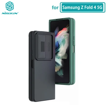 За Samsung Z Fold 4 Калъф NILLKIN Течна Гладка Силиконова Защитно покритие за Камерата за Samsung Galaxy Z Fold 4 5G Калъф