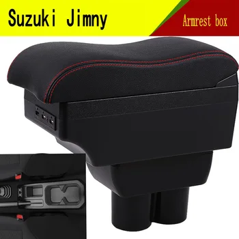 За Автомобил Suzuki Jimny Подлакътник Скоростна Автомобилна Централна Конзола Място За Съхранение за Носене Налокотник с Подстаканником USB Интерфейс