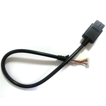 Линеен кабел с една глава с бял конектор JC2.0 за щепсела N64