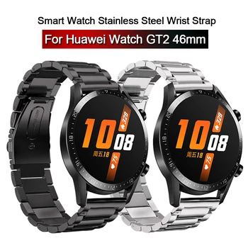 Луксозни Каишки за Часовници Huawei Watch GT2 46 мм GT 2 Каишки за Ръчни Часовници е от Неръждаема Стомана paski do zegarkow correas reloj de