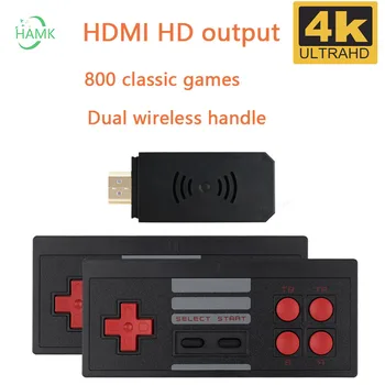 Мини игрална конзола HDMI Класическа Ретро 8-битова Преносима Игрова конзола 800 игри с пускането на HD Играчки и игрална конзола