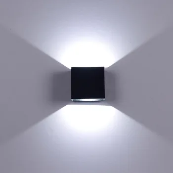 Модерен, Скандинавски, с монтиран на стената Лампа LED Огледало За Баня, осветителни Тела За Спалнята Алуминиев Wandlamp Вътрешно Осветление Arandela Осветление За Спалня