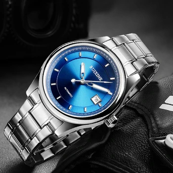 Най-добрата Марка на Луксозни Мъжки Механични Часовници, Автоматични Сребърни Часовници Мъжки 2020 нови Сапфировые Ръчен Часовник мъжки спортни Relogio Masculino