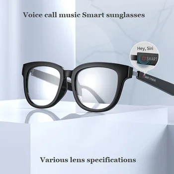 Обновяване Bluetooth 5.0 умни очила Музика гласово повикване Слънчеви очила може да се комбинира с предписани обективи Съвместими с IOS и Android
