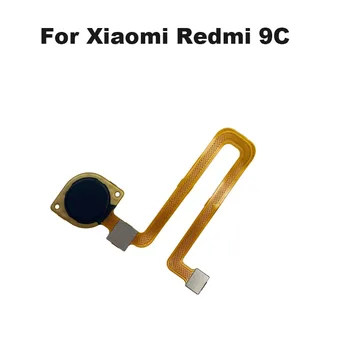 Оригиналът е За Xiaomi Redmi 9C Сензор за Пръстови Отпечатъци Touch ID Бутон Home Меню Скенер Лента Конектор Гъвкав Кабел
