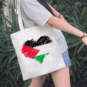 Палестина пазарска чанта джутовая чанта, голяма пазарска чанта за пазаруване чанта sacola sac дамска чантичка string shopping sacolas