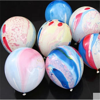 Продажба на едро 100 бр./лот Многоцветни Печатни Облак Балони 12 инча Красиви Кръгли Латексови балони