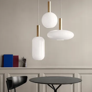 скандинавски кристална промишлен лампа стъкло за кухня кънтри лампиони lampes suspendues lamparas de techo luzes de teto