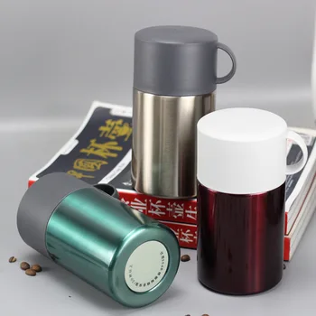 Термос за храна контейнер с лъжица от неръждаема стомана вакуумна колба термокружка Хранително-вкусовата Термос Термален Обяд Бокс Хранителната Контейнер