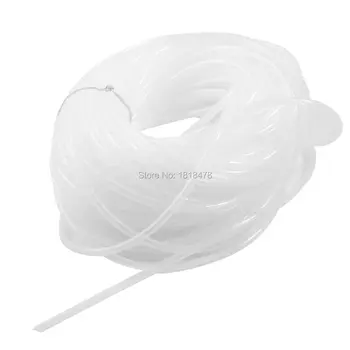 Тръба Обръч кабели спирални Кабела полиетилен PE дължина 35 М Бяло 4 мм