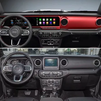 Универсален екран За Jeep Wrangler JL 2018-2021 Android Радио Мултимедиен Авто Стереоплеер GPS Navi Главното устройство табло 1 Din