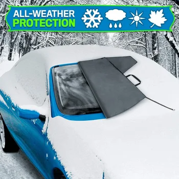 Универсална автомобилна снегоуборочная машина предното предното стъкло на сенника зимни магнитна плат оксфорд