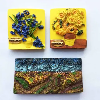 Холандия туристически сувенири, магнити, стикери хладилници Винсент Ван Гог художници, сувенири, аксесоари за оборудване