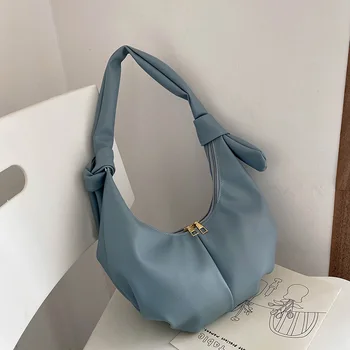 Чанта дамски пролет и лято 2021, нова тенденция текстура, лесна чанта за равиоли с едно рамо под мишниците
