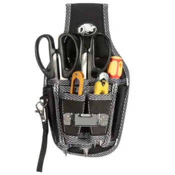 Чанта За Инструменти, Електроматериали Черен Колан Джоб На Чантата За Съхранение На Ремъка Титуляр За Обслужване На